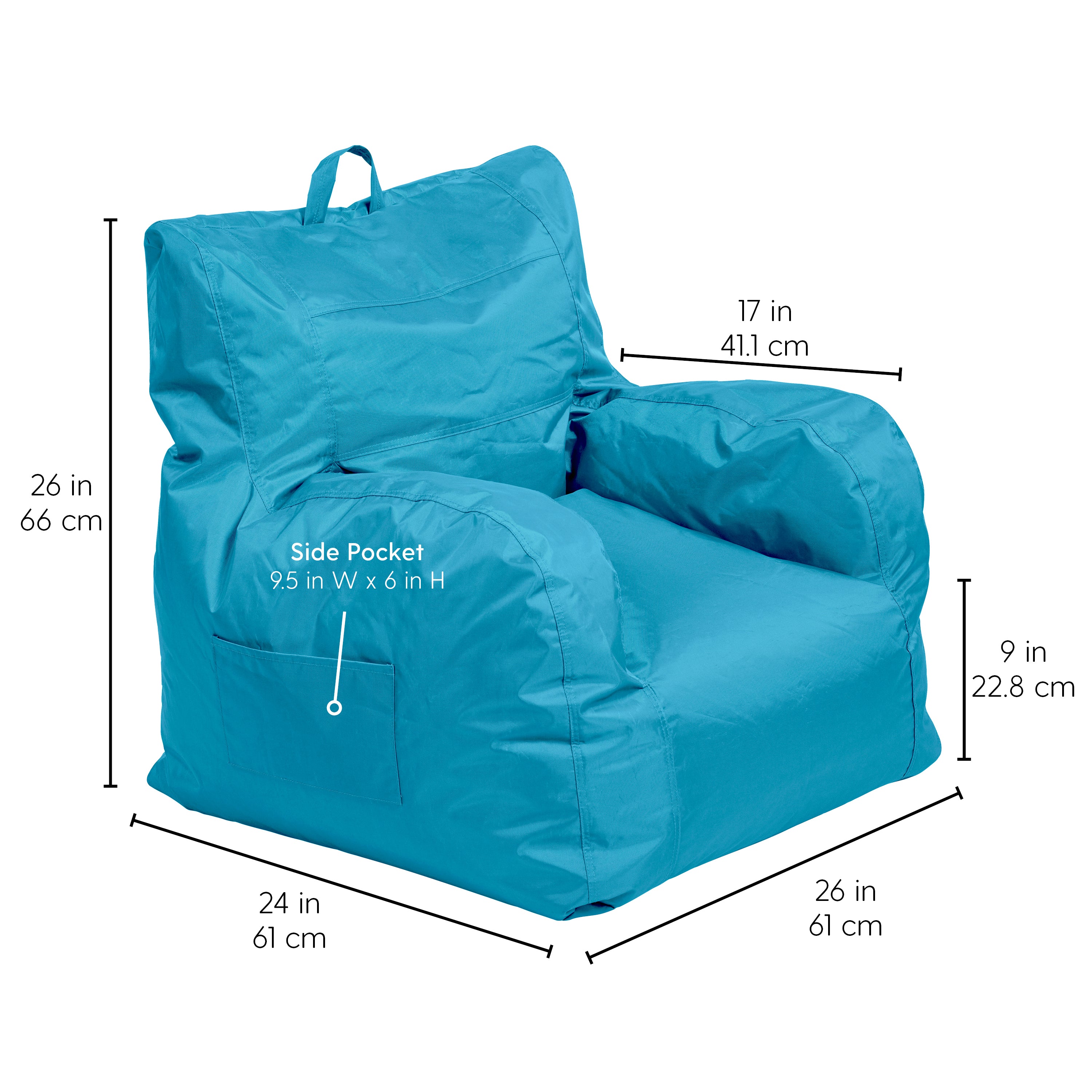 Cali Big Bear Bean Bag - Aqua