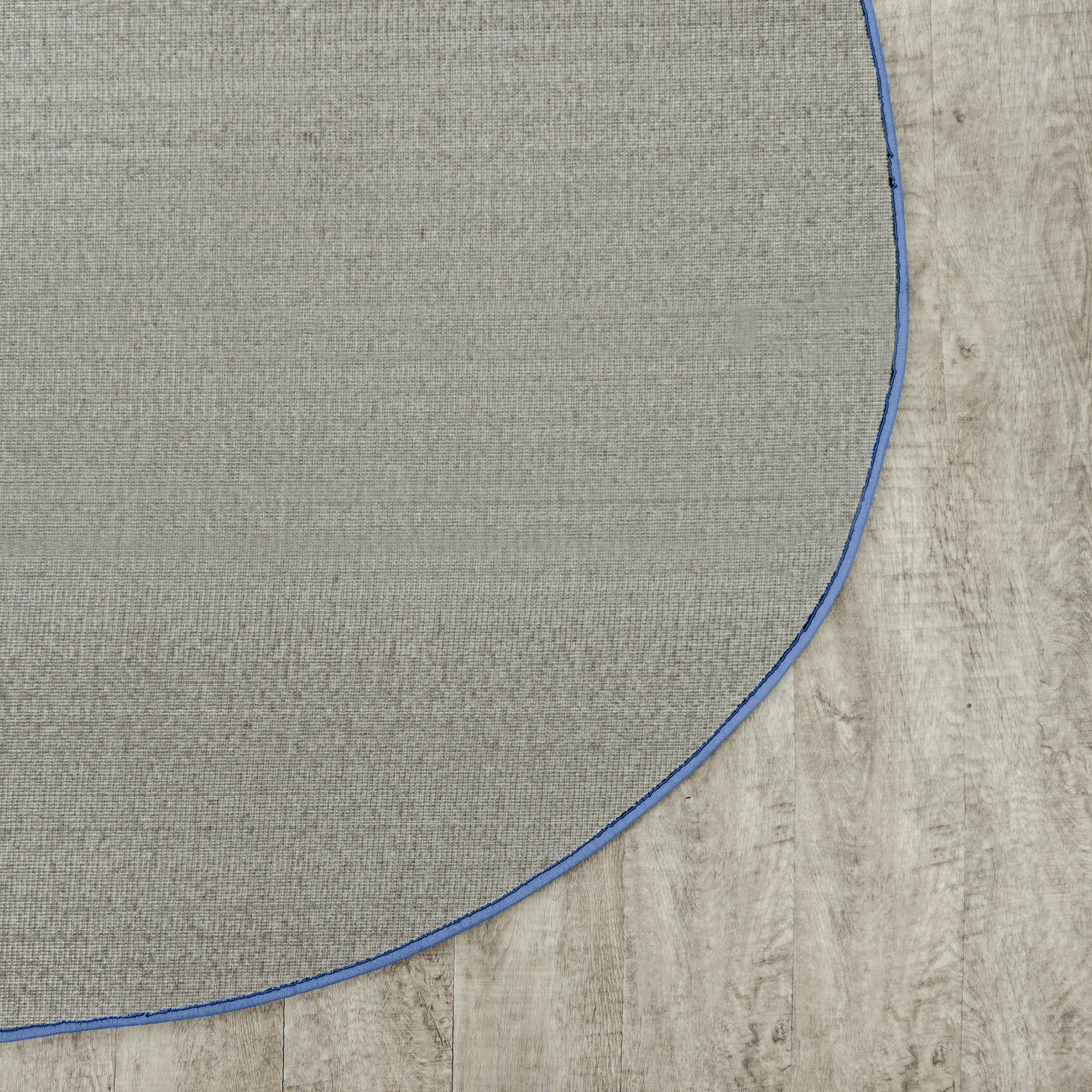 Just Kidding 6' x 9' Oval area rug in color Cobalt Blue