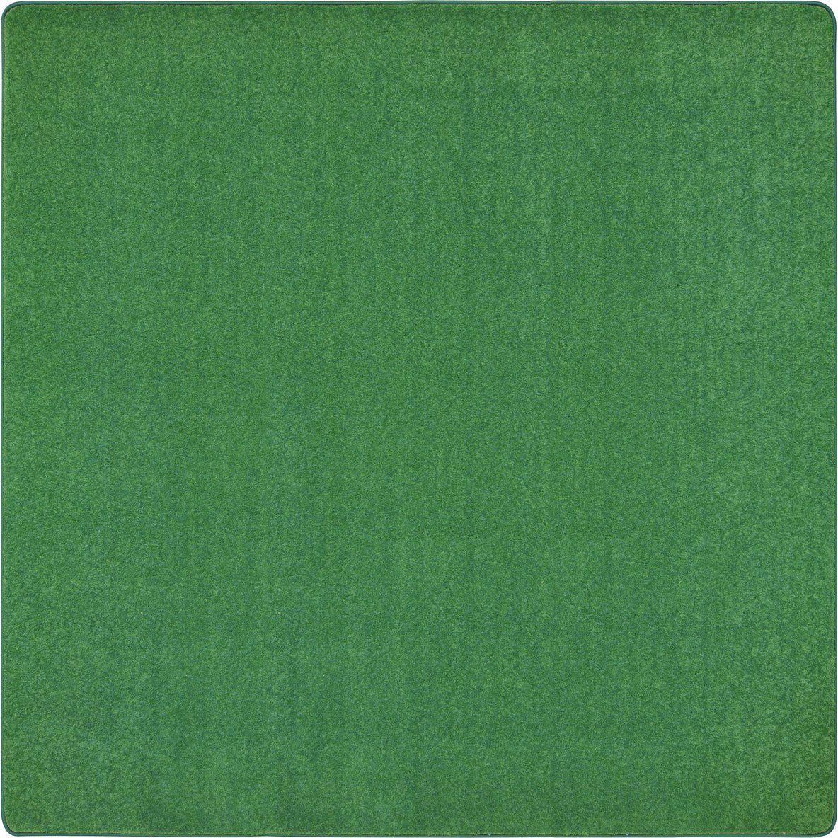 Just Kidding 12' x 12' area rug in color Grass Green