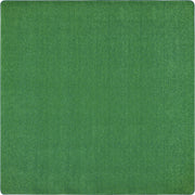 Just Kidding 12' x 12' area rug in color Grass Green