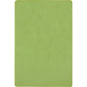 Just Kidding 12' x 18' area rug in color Lime Green