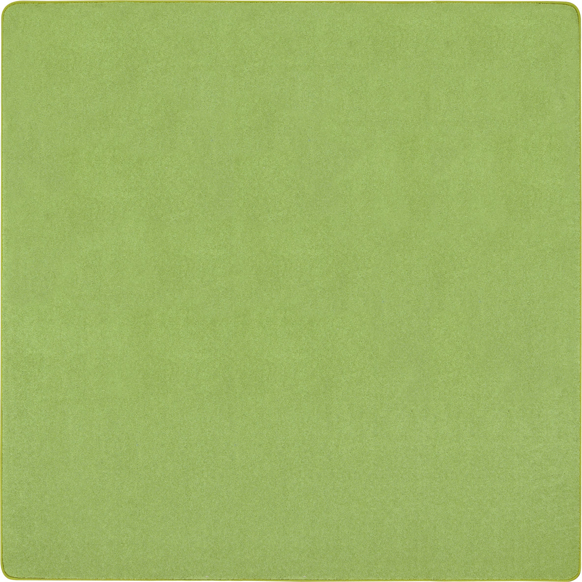 Just Kidding 6' x 6'  area rug in color Lime Green