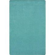 Just Kidding 4' x 6' area rug in color Seafoam