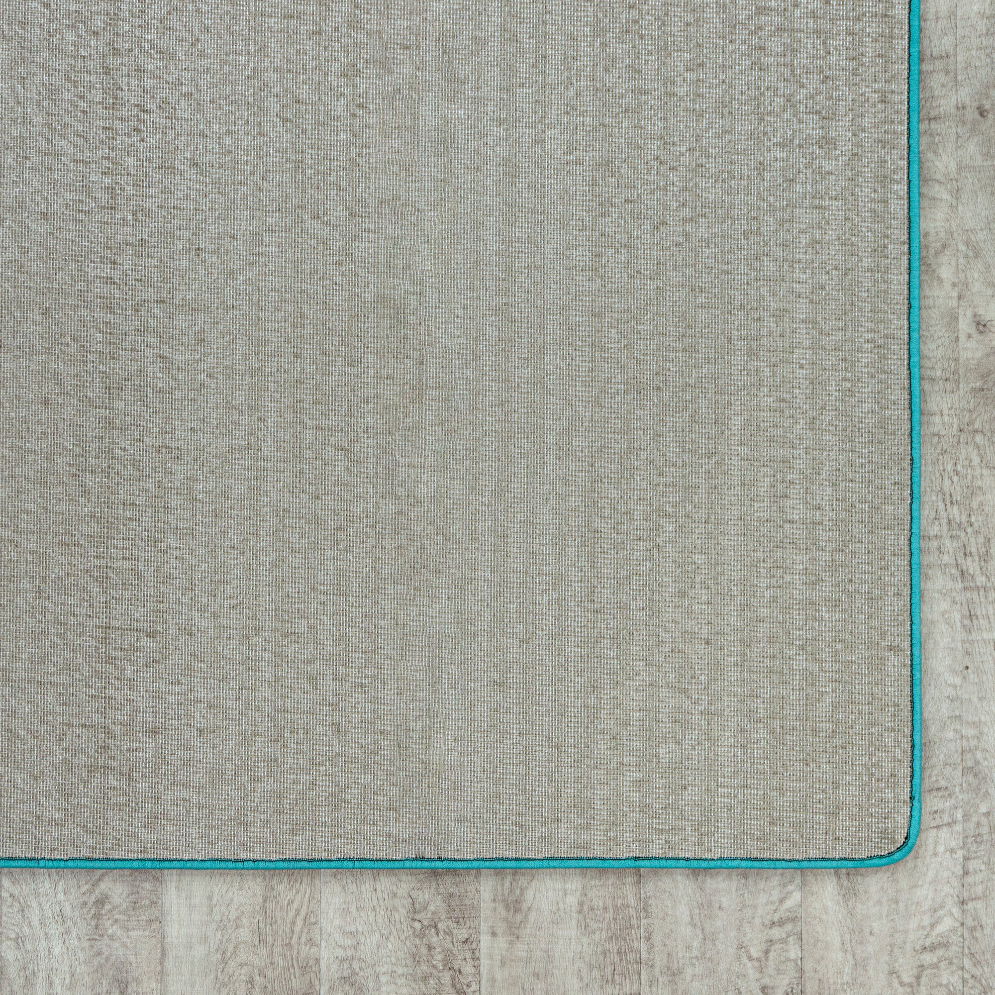 Just Kidding 6' x 6'  area rug in color Seafoam