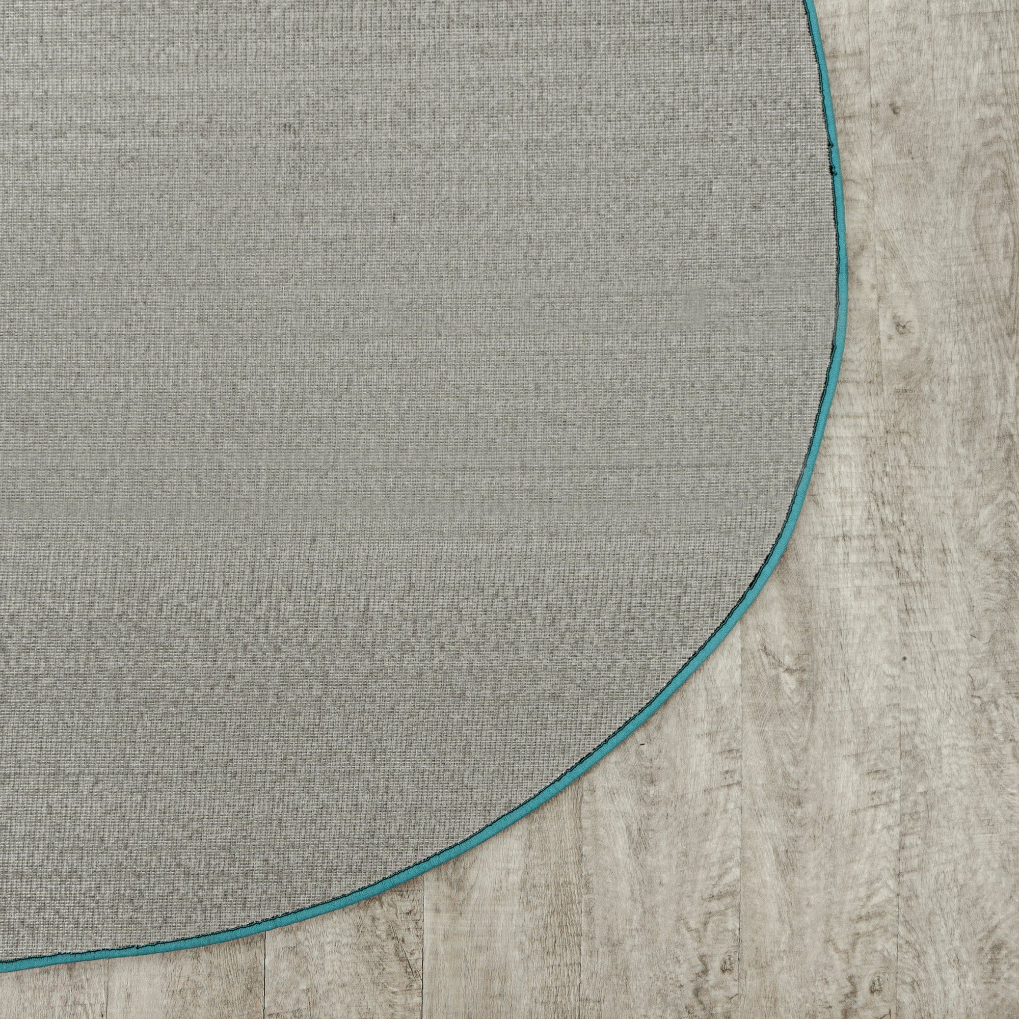 Just Kidding 12' x 7'6" Oval area rug in color Seafoam