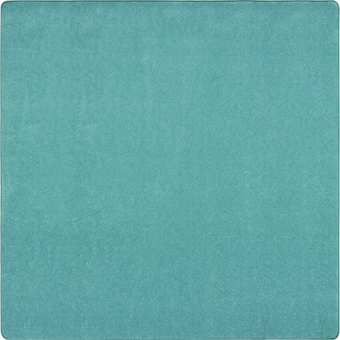 Just Kidding 6' x 6'  area rug in color Seafoam