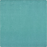 Just Kidding 6' x 6'  area rug in color Seafoam