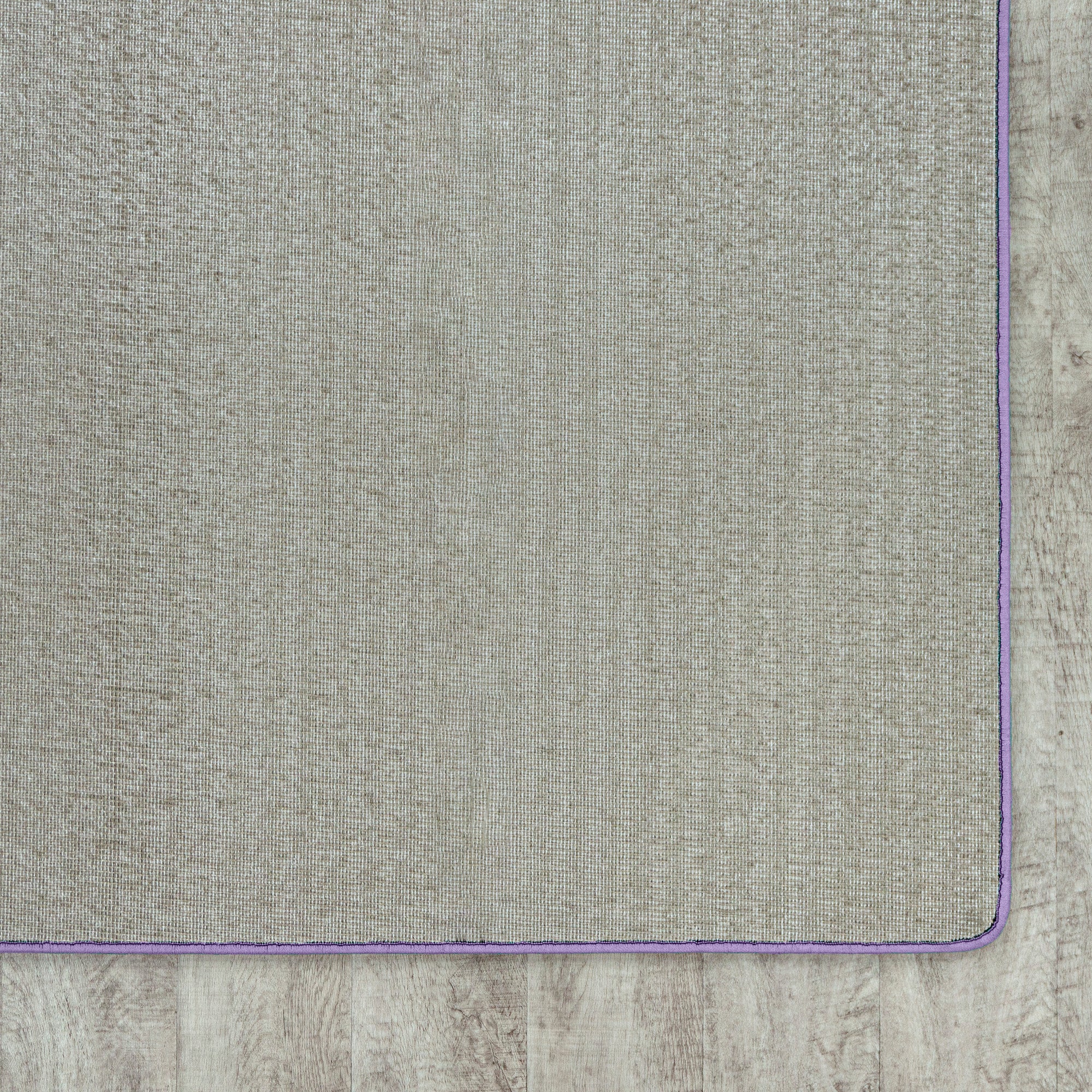 Just Kidding 12' x 12' area rug in color Very Violet