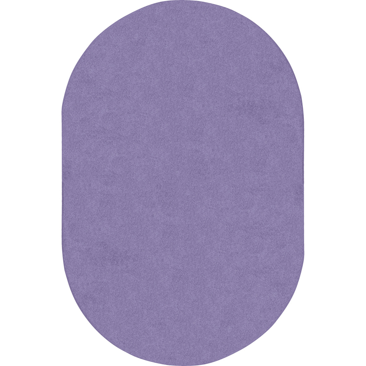 Just Kidding 12' x 7'6" Oval area rug in color Very Violet