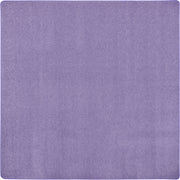Just Kidding 12' x 12' area rug in color Very Violet