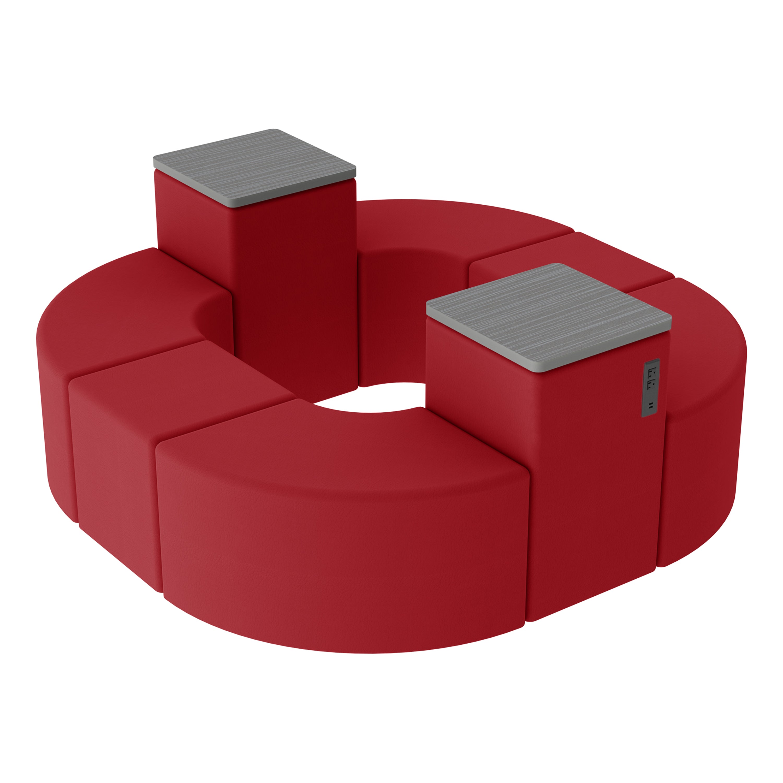 Pro Series Recharge Halo Hub, 8-Piece Set - Crimson/Cosmic Strandz