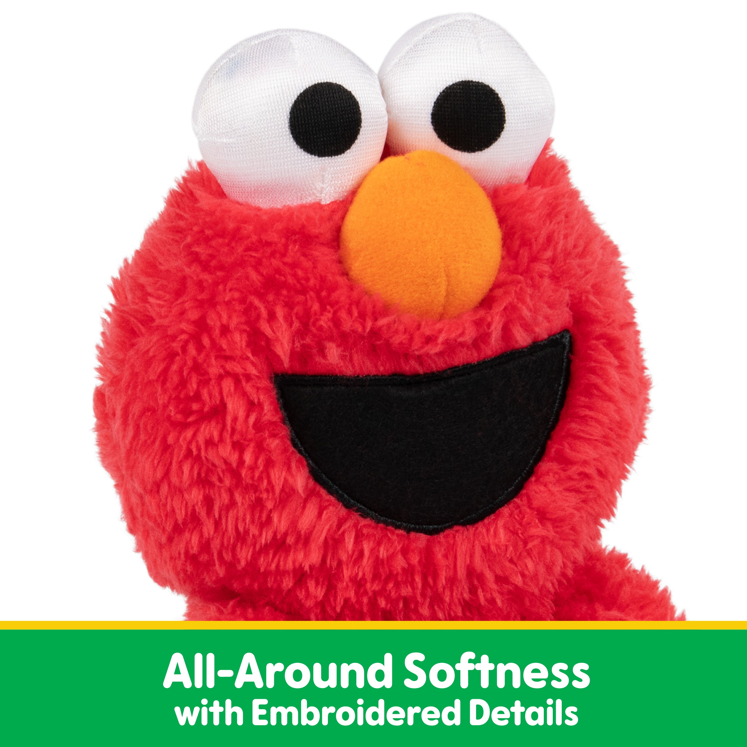 GUND Sesame Street Official Elmo Take Along Buddy Plush, Premium Plush Toy for Ages 1 & Up, Red, 13”