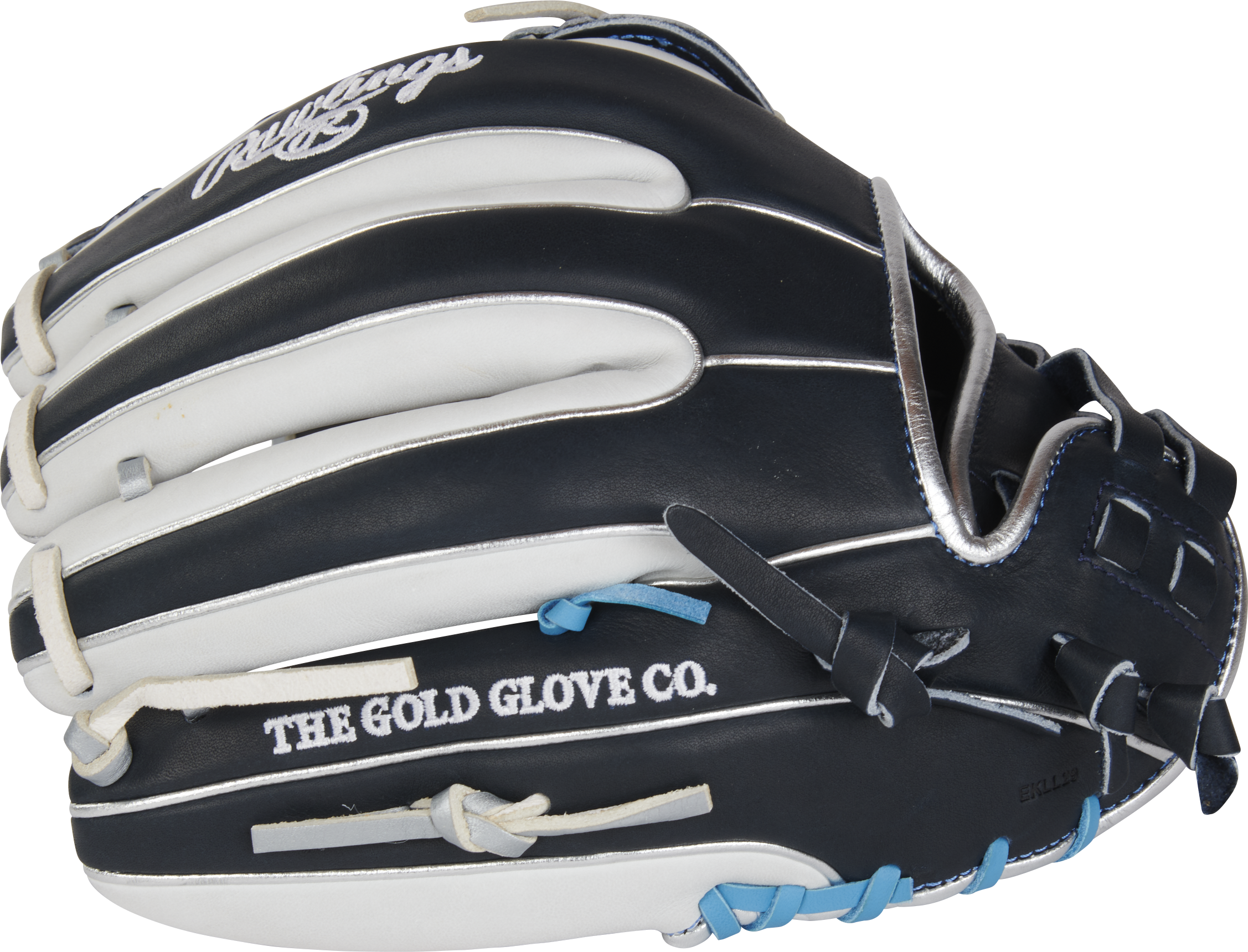 Rawlings Heart Of The Hide Series 11.75-Inch Softball Glove - Right Hand Thrower - Navy/White
