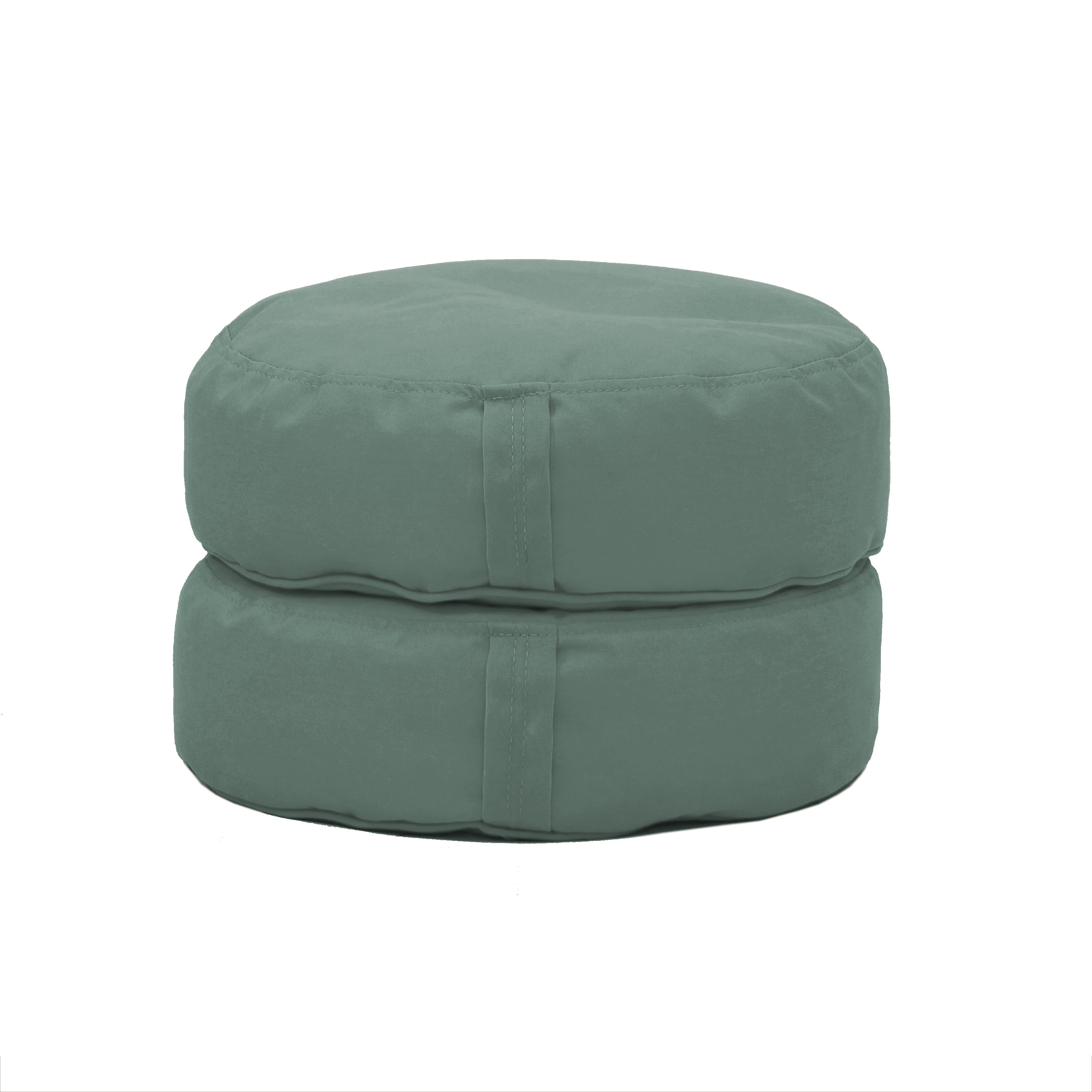 Element 16" Round Bean Cushions, 2-Piece - Dusty Turquoise
