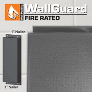 Wall Padding - WallGuard  Fire Rated (2 ft. x 6 ft.) (1 in. Lip Top & Bottom)