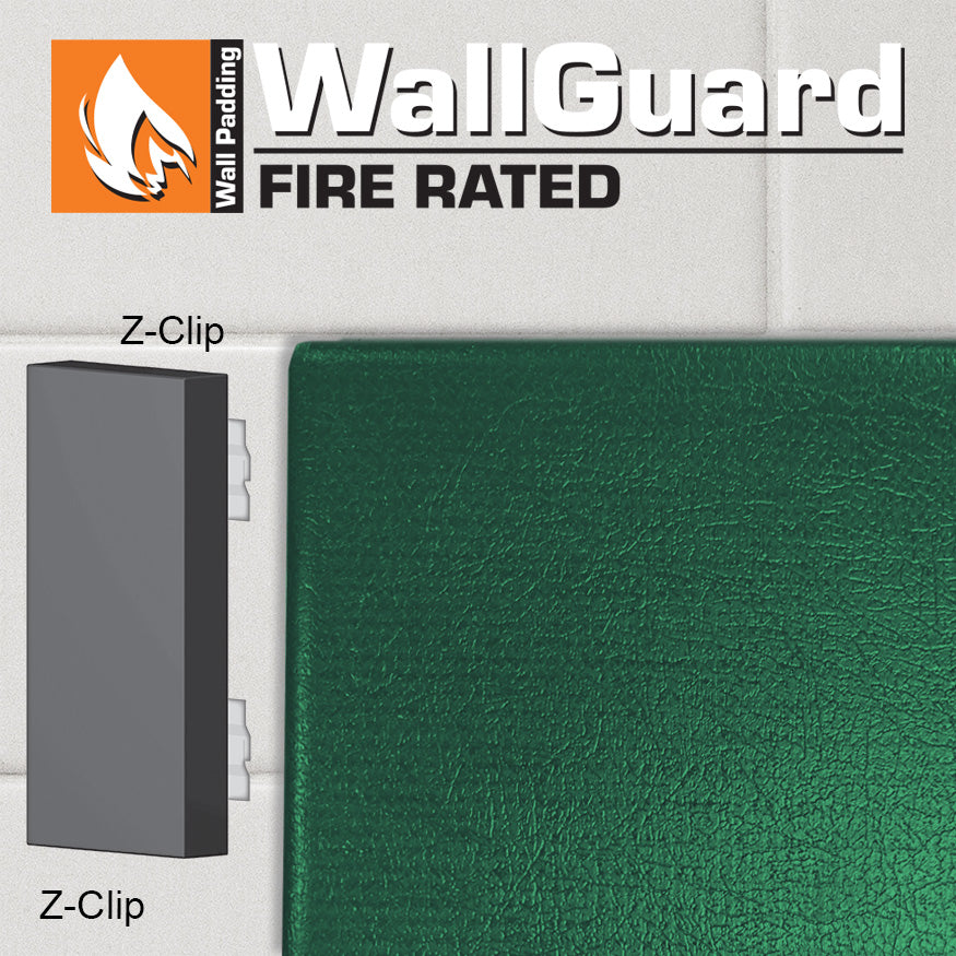 Wall Padding - WallGuard  Fire Rated (2 ft. x 6 ft.) (Z-Clip Top & Bottom)