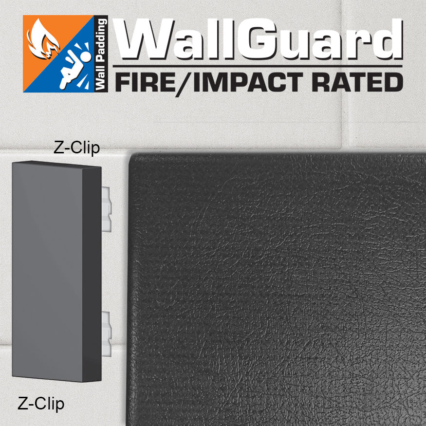 Wall Padding - WallGuard  Fire/Impact Rated (2 ft. x 6 ft.) (Z-Clip Top & Bottom)