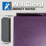 Wall Padding - WallGuard  Impact Rated (2 ft. x 6 ft.) (1 in. Lip Top & Bottom)