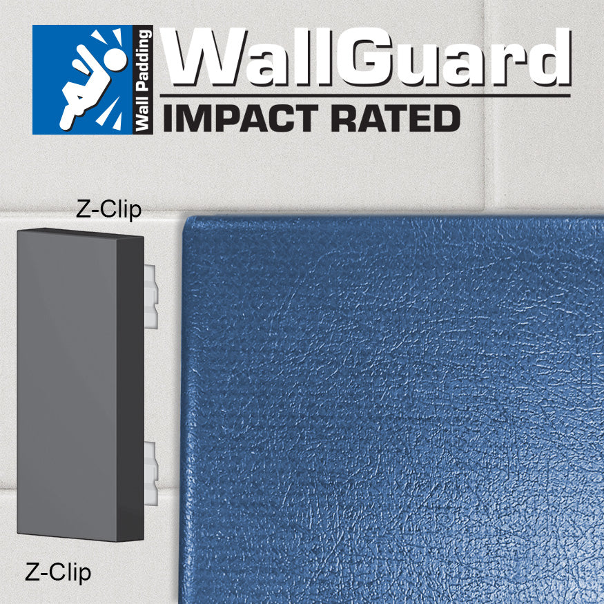 Wall Padding - WallGuard  Impact Rated (2 ft. x 6 ft.) (Z-Clip Top & Bottom)