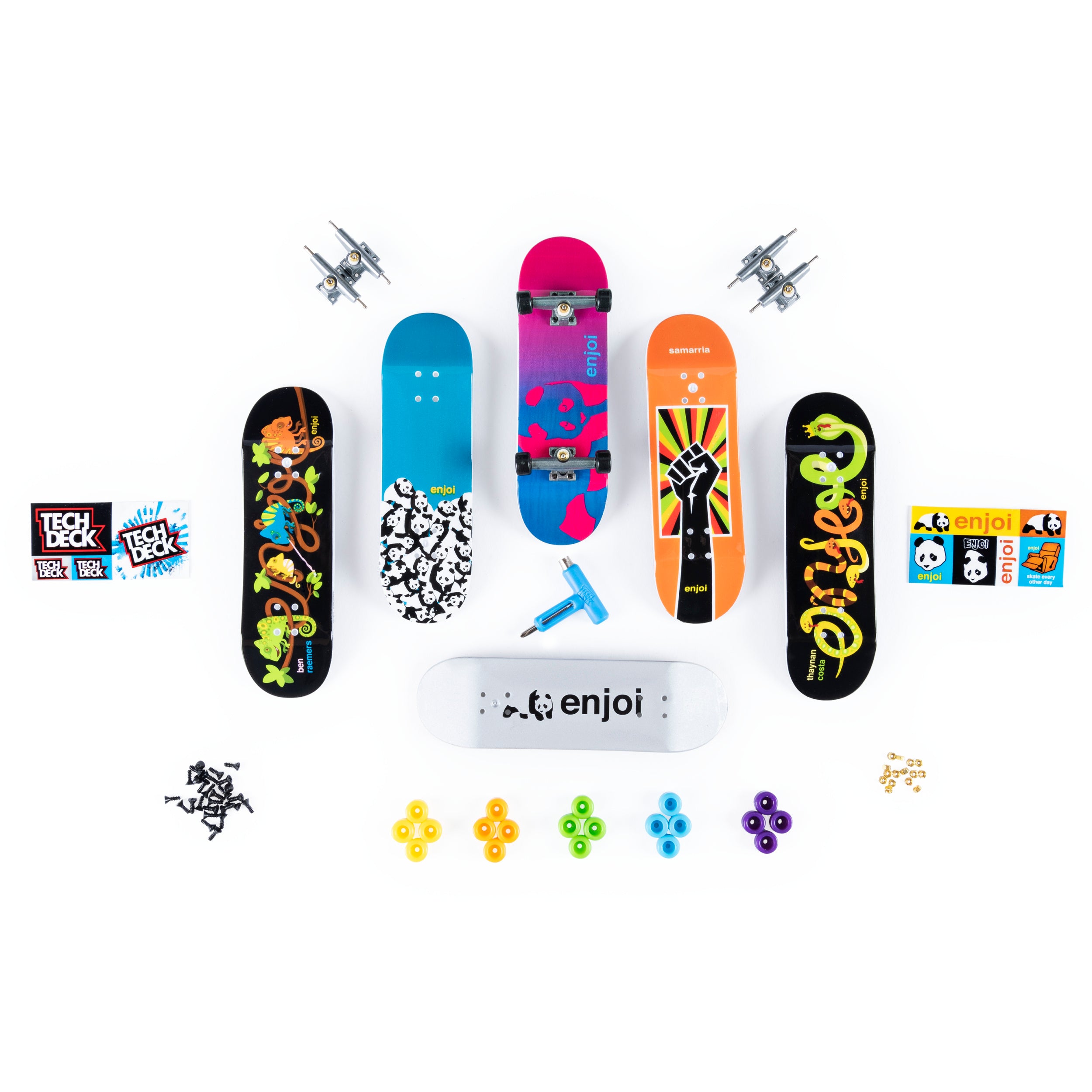 Tech Deck, Sk8shop Fingerboard Bonus Pack, Collectible and Customizable Mini Skateboards Styles May Vary