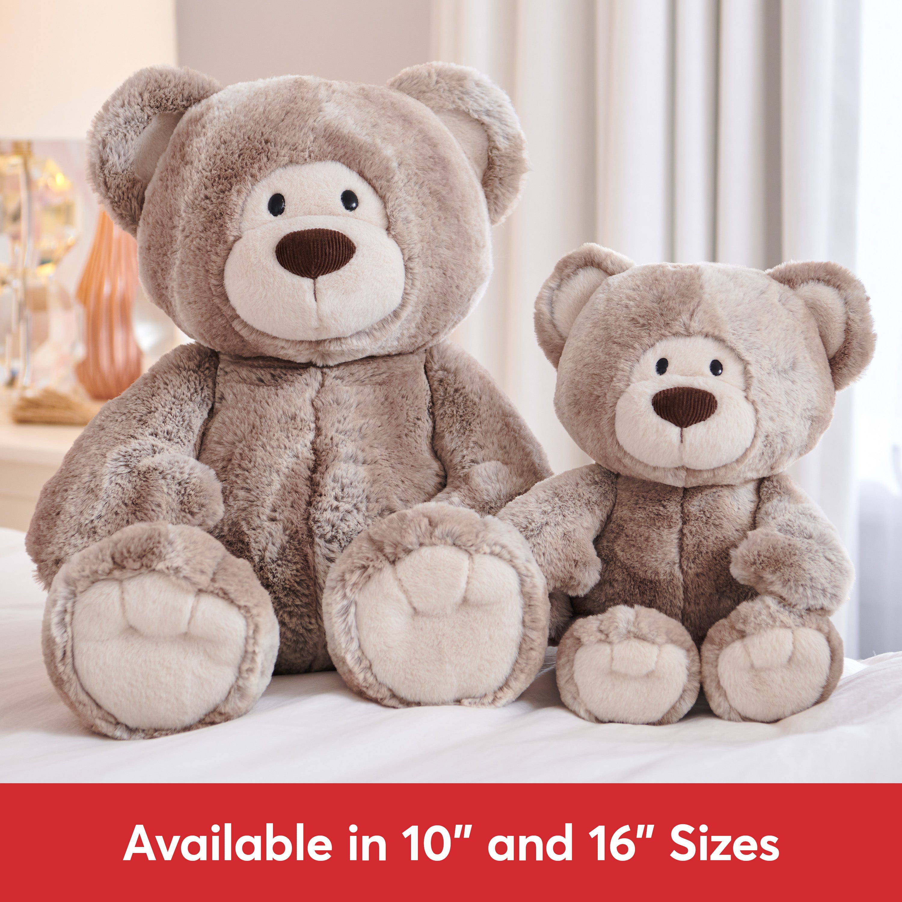 GUND Mukki Teddy Bear, Premium Stuffed Animal for Ages 1 and Up, Brown/Cream, 10"