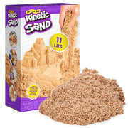 Kinetic Sand, 11lb 5kg Natural Brown Play Sand, Mega Box for Arts and Crafts, Sandbox Packaging May Vary, Moldable Sensory Toys for Ages 3 and up