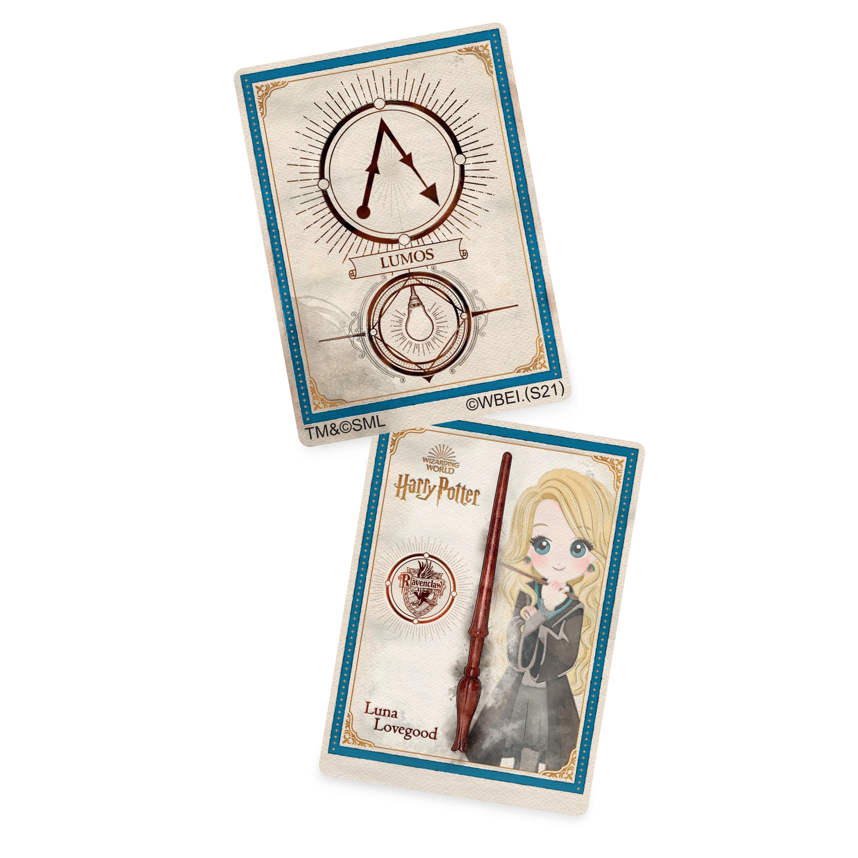 Wizarding World Harry Potter, 12-inch Spellbinding Luna Lovegood Magic Wand with Collectible Spell Card, Kids Toys for Ages 6 and up