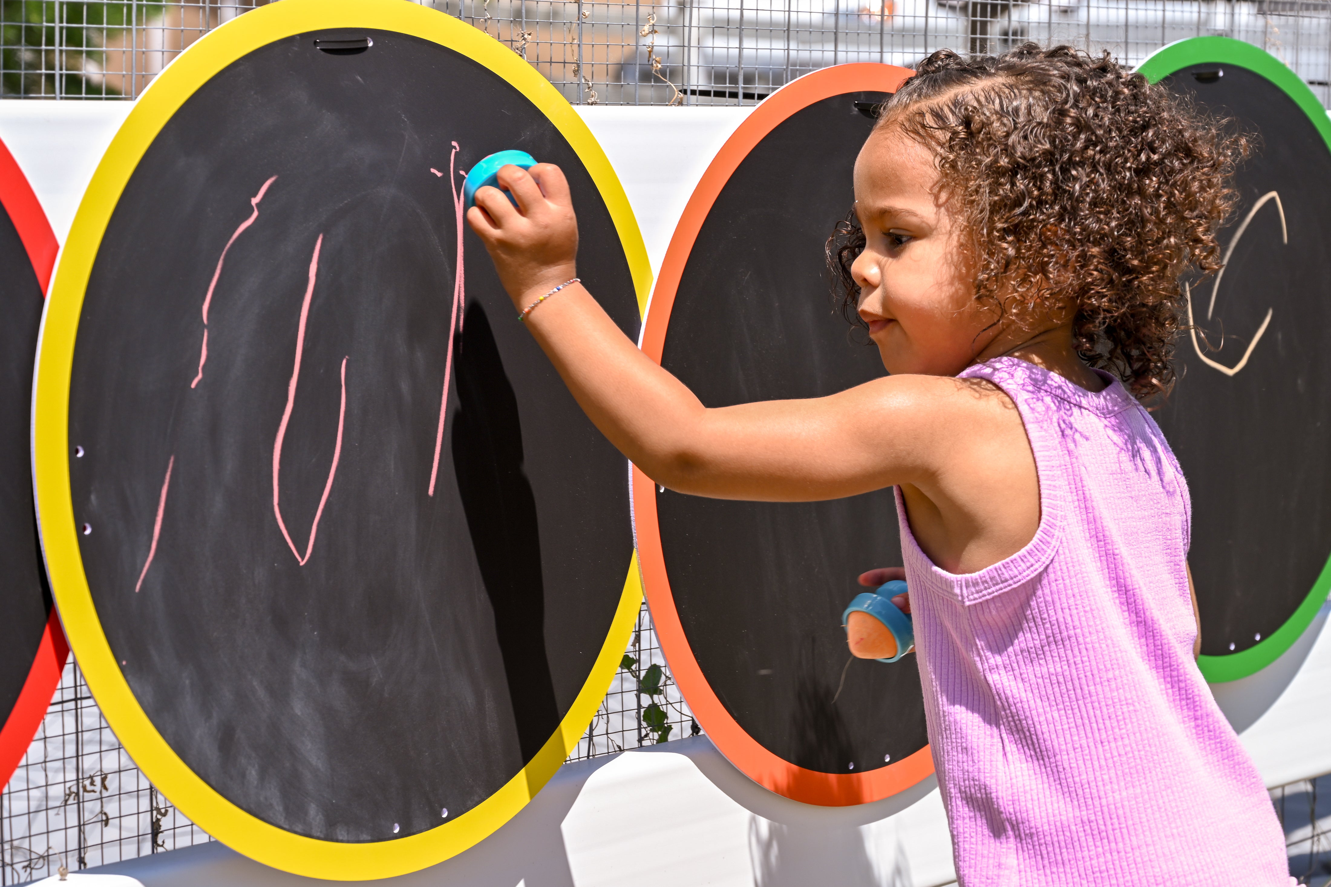 *Giant Outdoor Chalkboard - Caterpillar