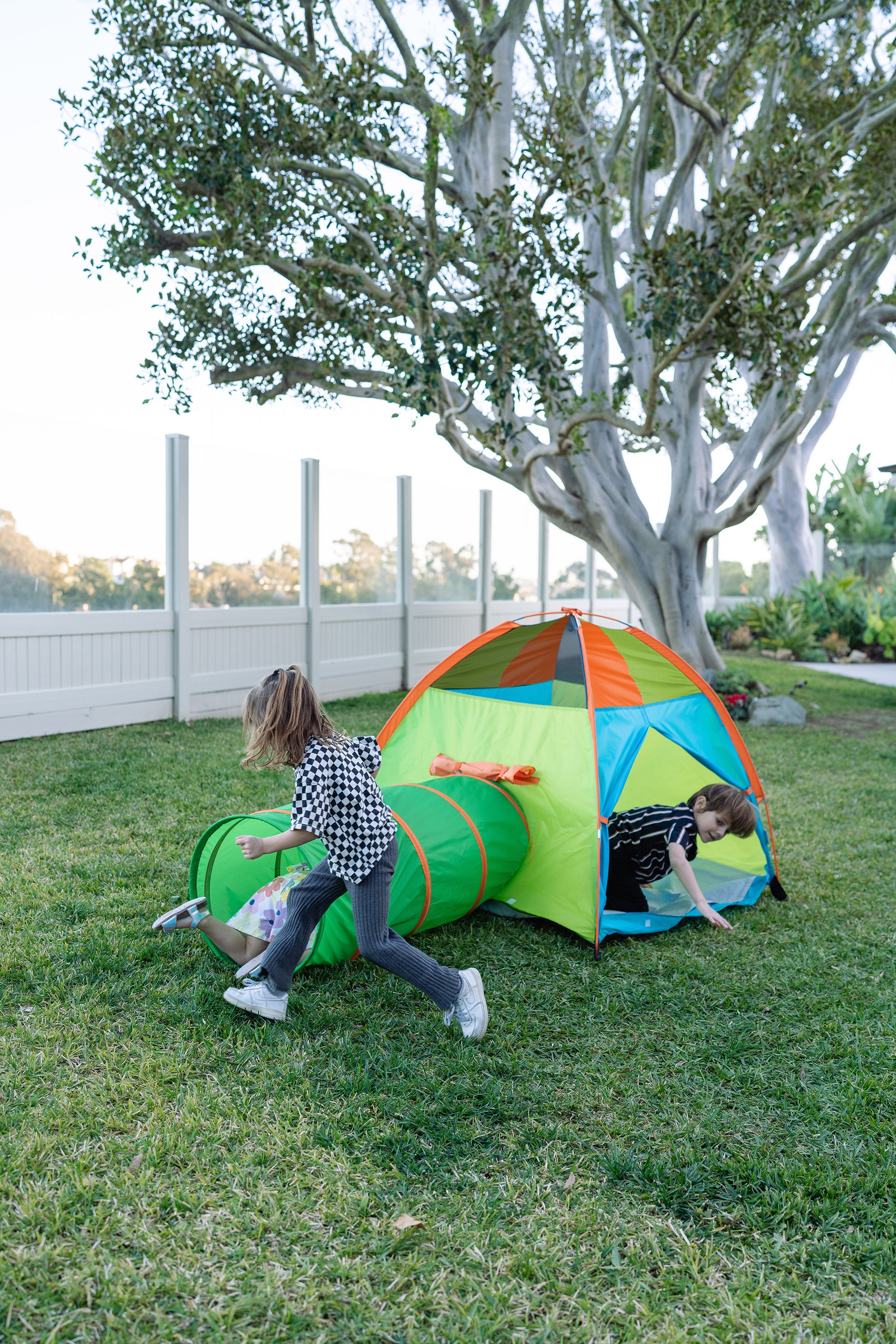 Color Wave Tent + Tunnel Combo
