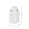 Foundations Mini Diaper Pail, White