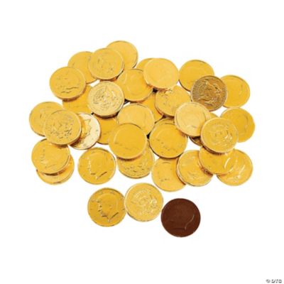 Gold Chocolate Coins - 76 Pieces