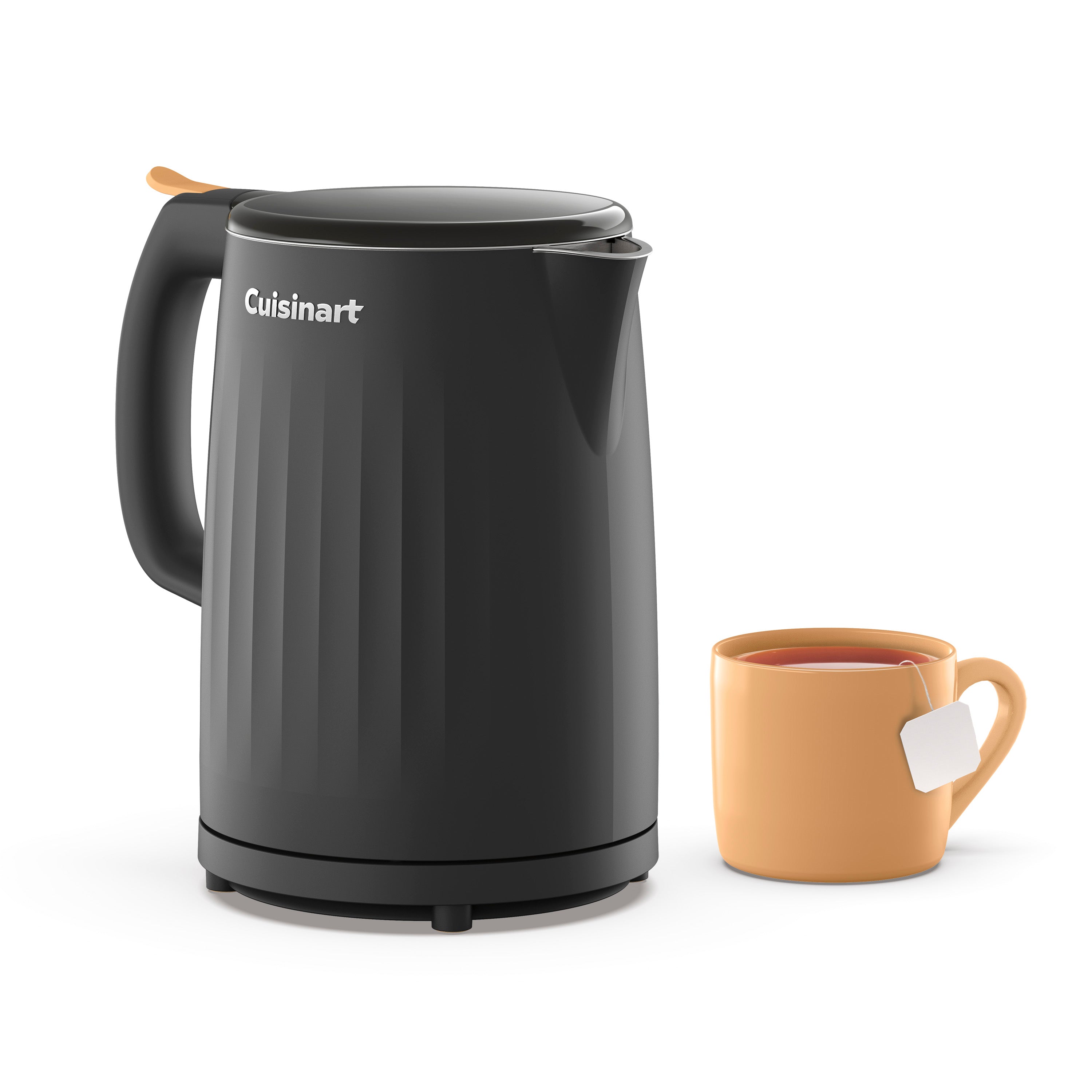 Soho™ 1-Liter Double-Wall Electric Kettle - Warm Black