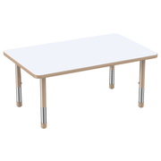 30" x 48" Rectangle Dry-Erase Activity Table with Adjustable Chunky Legs - Whiteboard/Sand