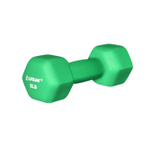 8Lb Hex Neoprene Dumbbell - Green