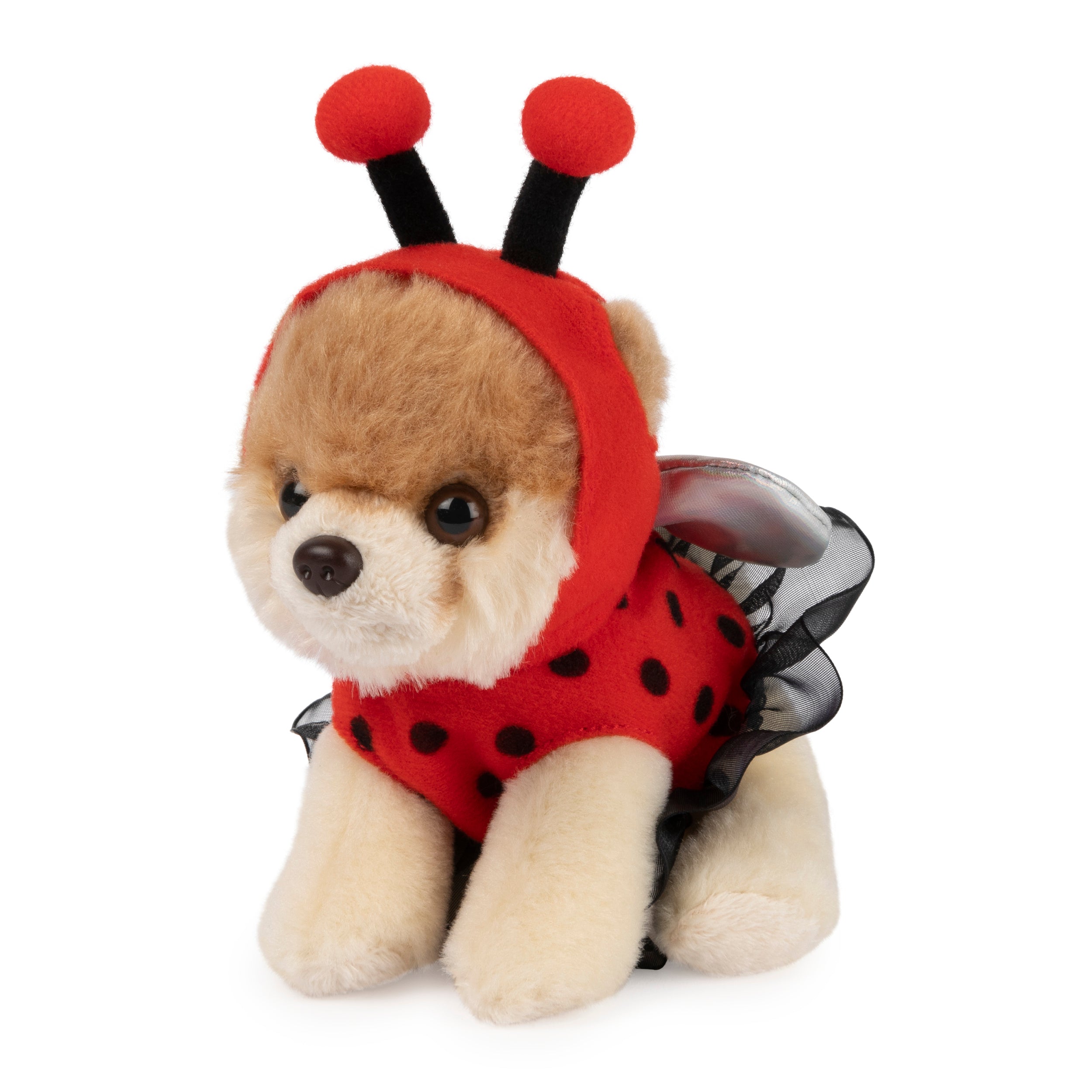 GUND Boo, The World’s Cutest Dog Ladybug Plush Pomeranian Stuffed Animal for Ages 1 and Up, 5”