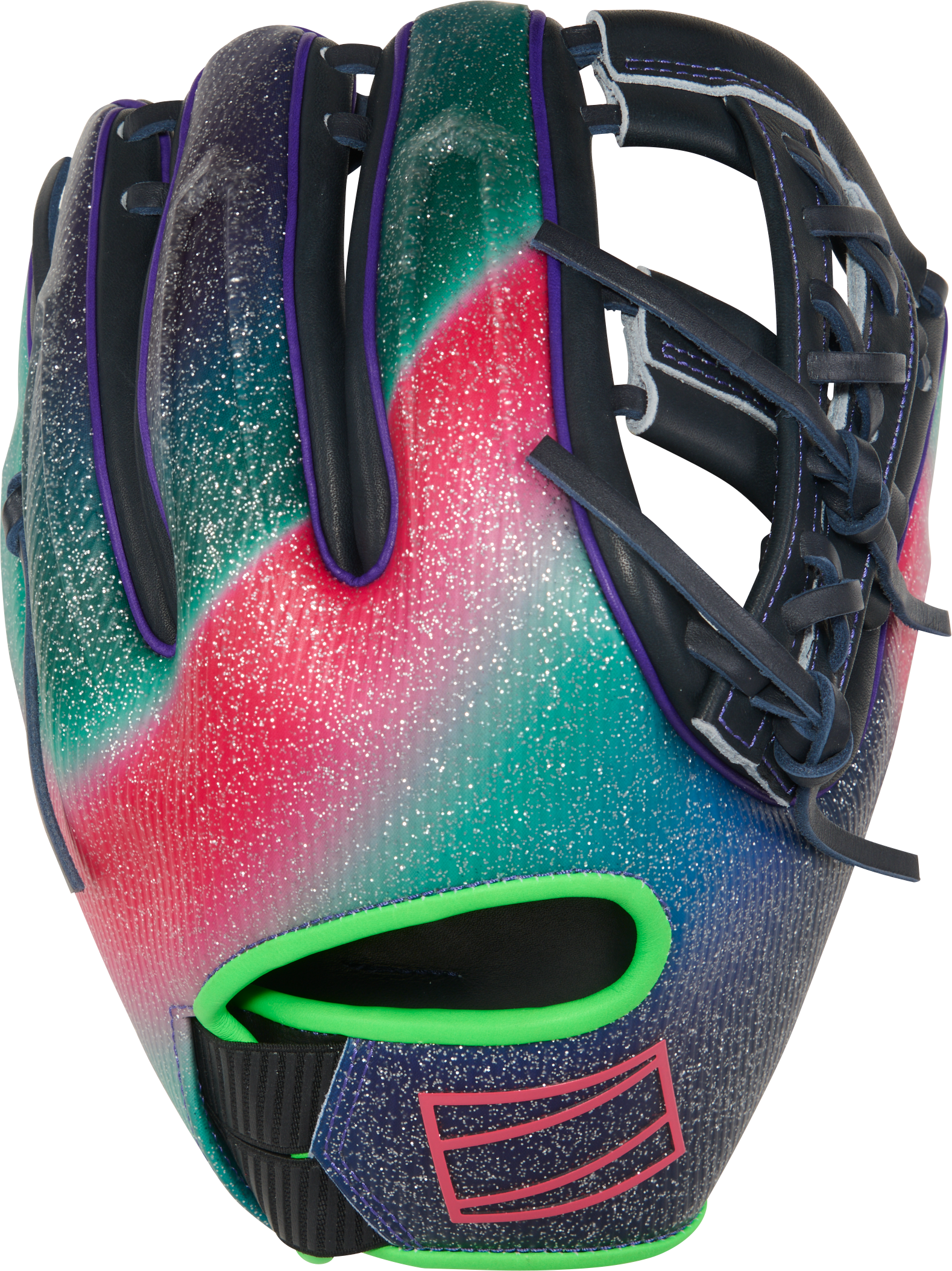Rawlings Rev1X Series 11.75-Inch Baseball Glove - Right Hand Thrower - Navy/Purple/Optic