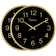 Impecca Impecca 18-inch Wall Clock, 2 Pack (WCW185GKA) - Gold