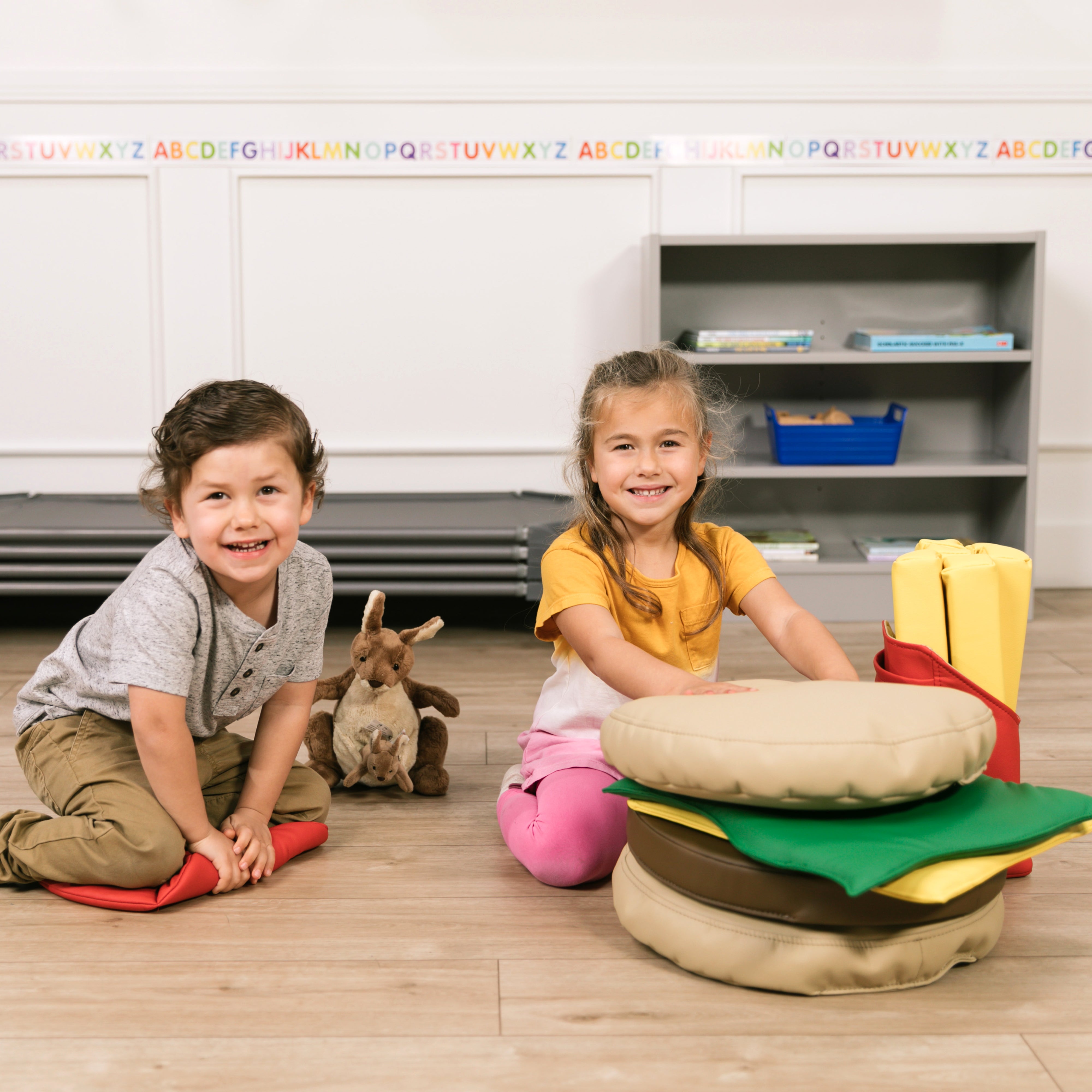 SoftScape Stack-a-Burger Play Set, 6-Piece