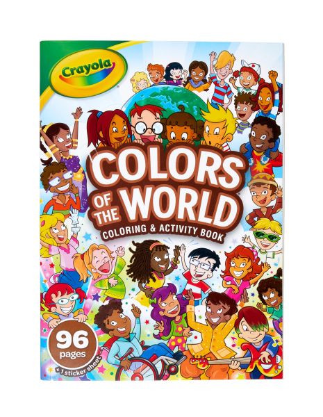 Crayola Colors of the World Coloring Book, Gift for Kids, 96 Pages