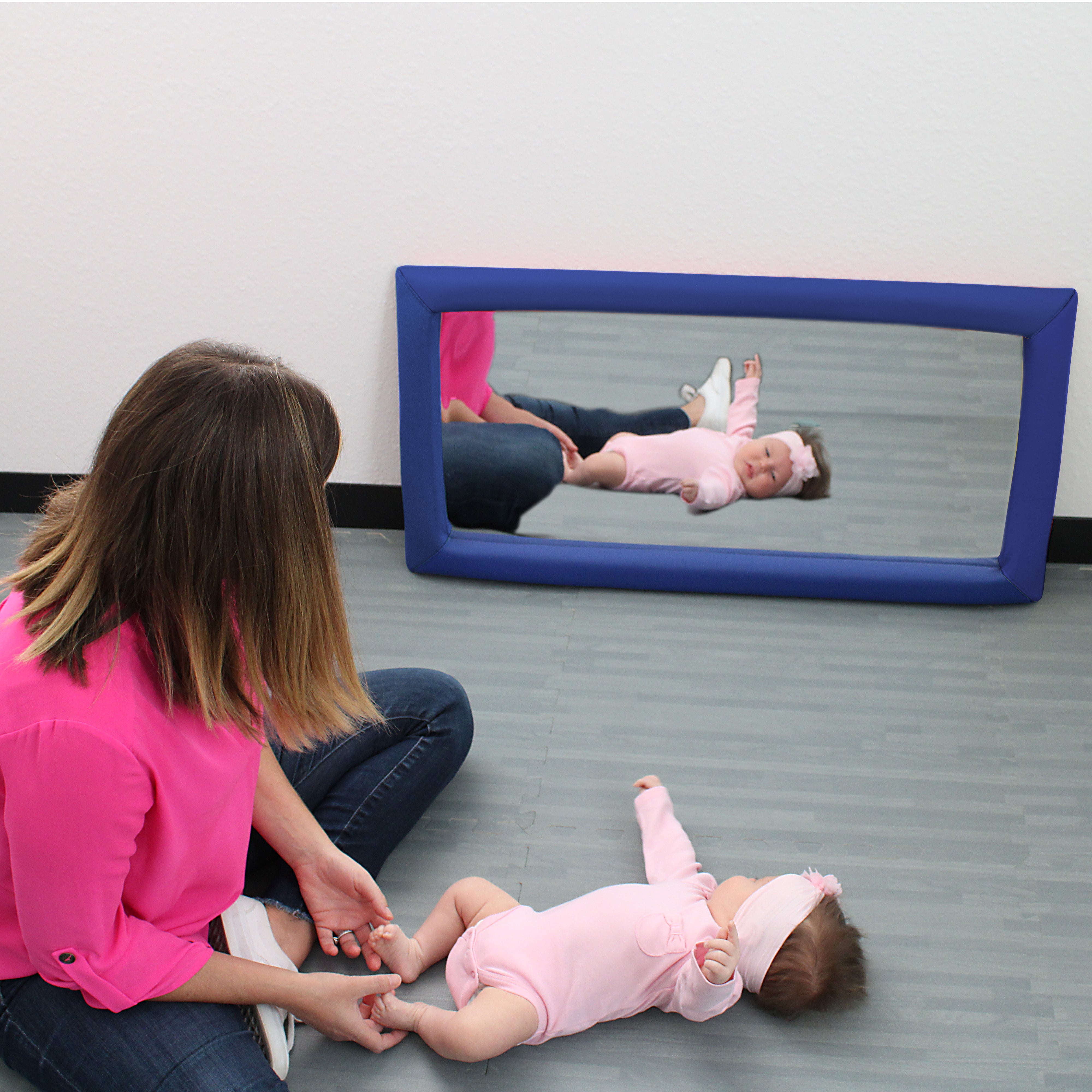 SoftScape Wall Mirror - Blue