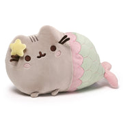 GUND Pusheen Mermaid Plush, Stuffed Animal for Ages 8 and Up, Green/Pink, 12”