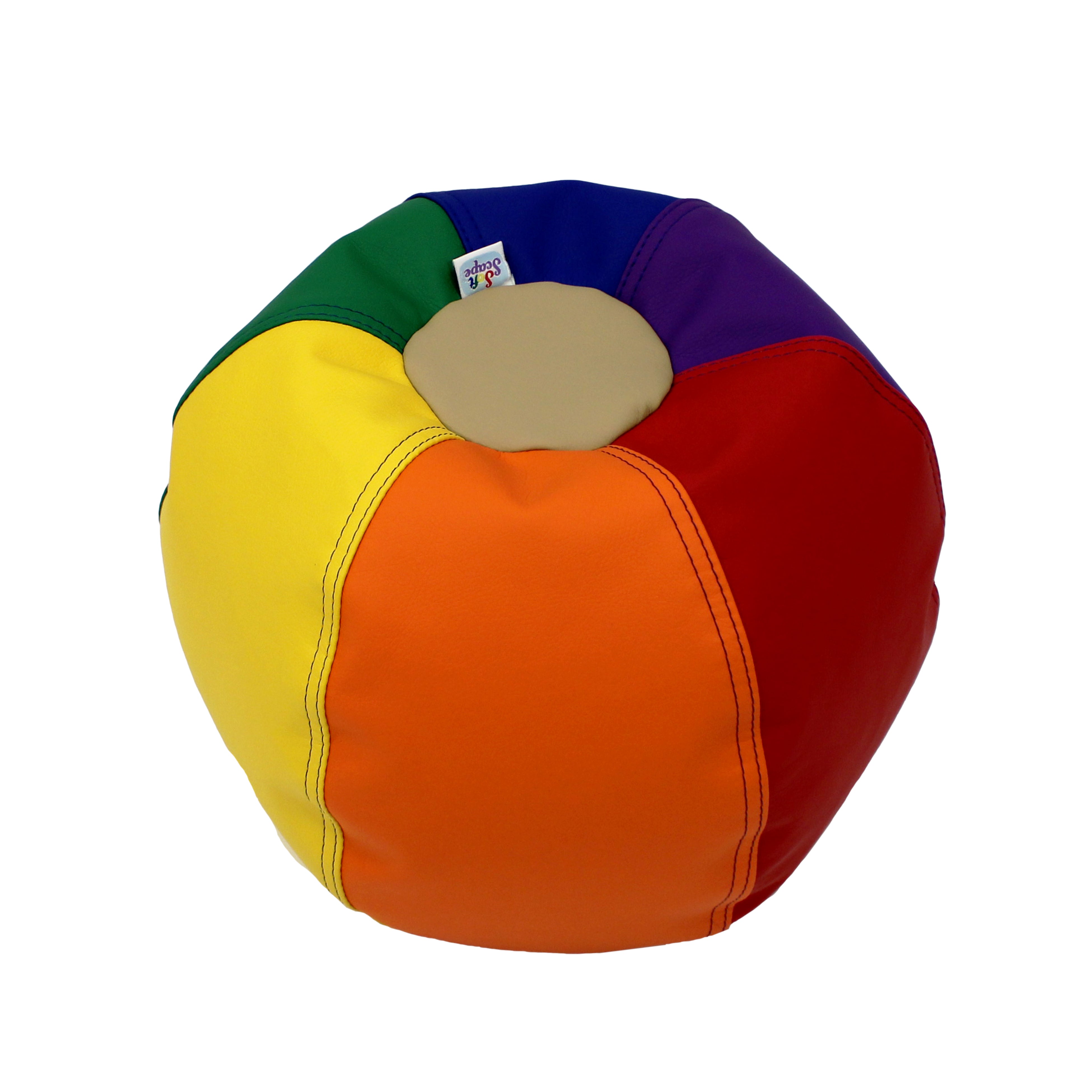 SoftScape Bean Bag Puffs 10" Height, 2-Piece - Assorted