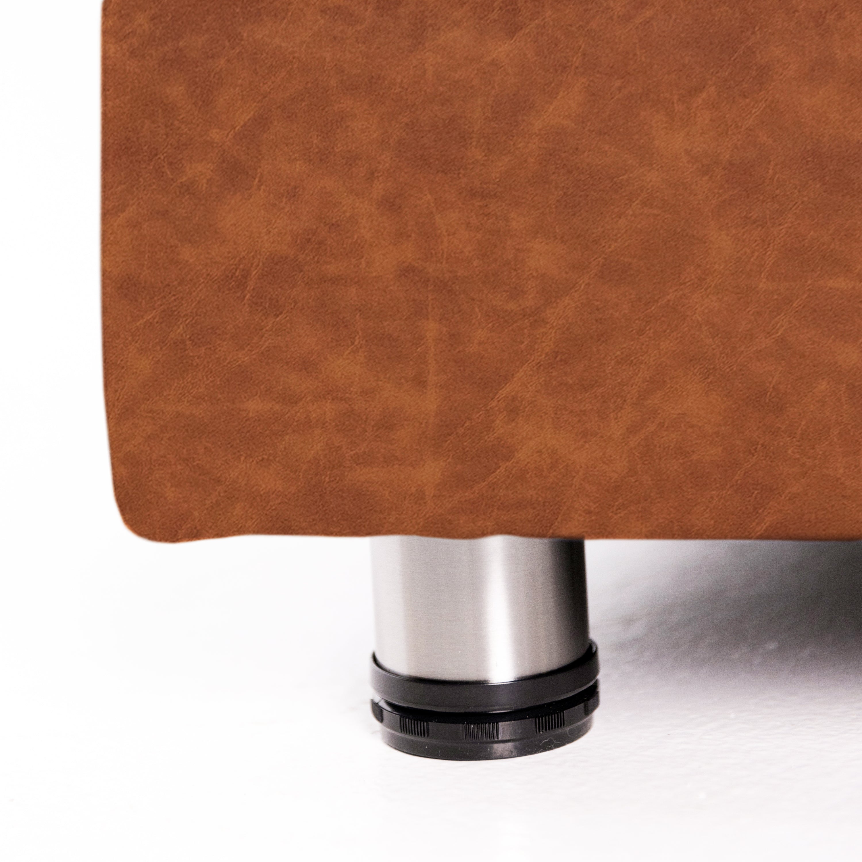 Pro Series Rustic Upholstered Armless Mobile Sofa - Hazelnut
