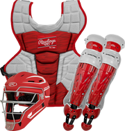 Rawlings Velo 2.0 Adult Catchers Set - Scarlet/White