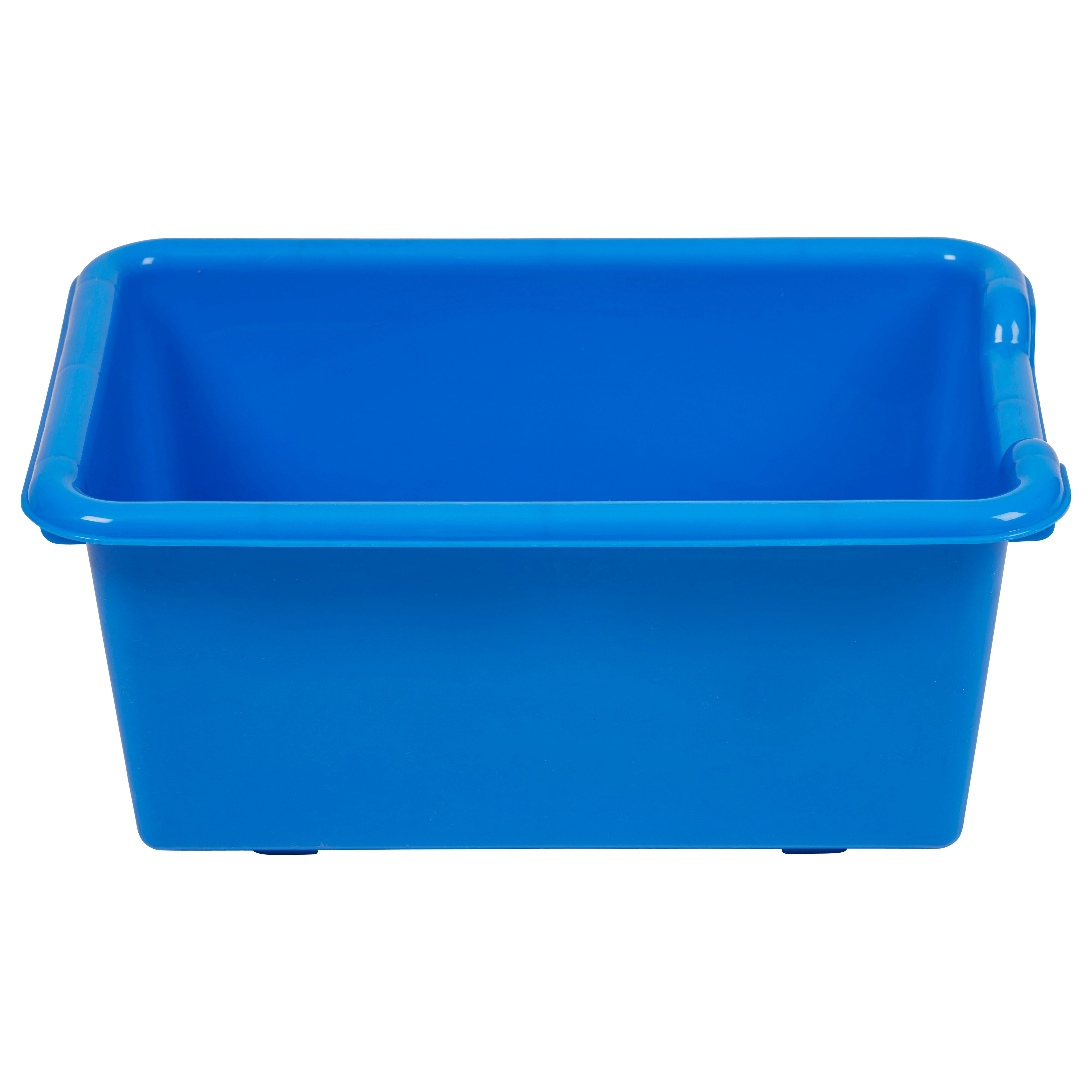 Scoop Front Storage Bins - Blue 5 Pack