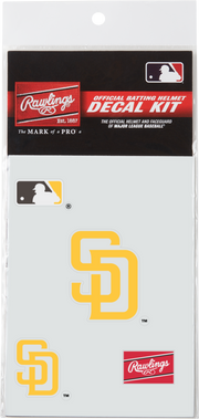 Rawlings Mlb Replica Decal Kits - San Diego Padres