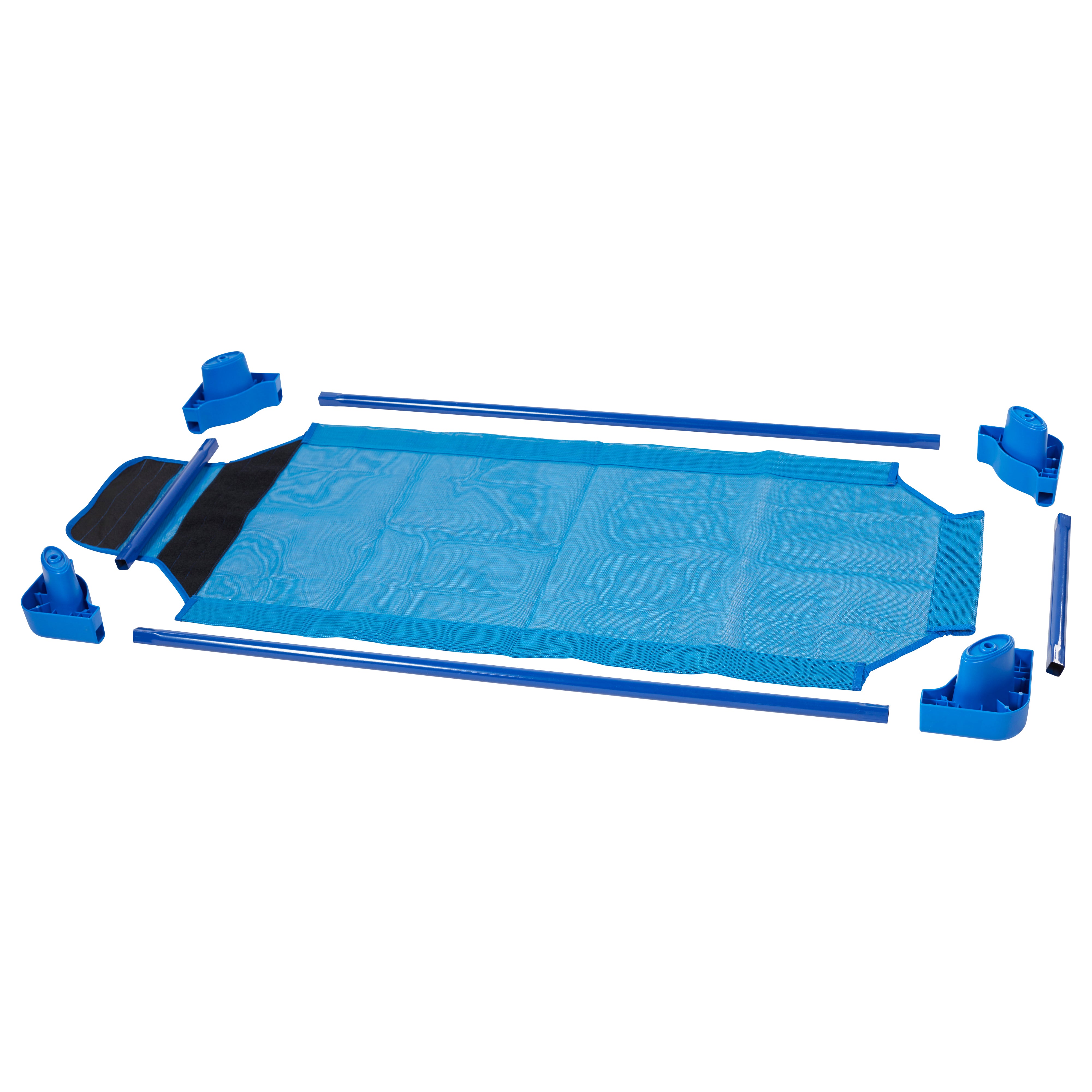 Stackable Kiddie Cot Toddler Ready-to-Assemble 6-Pack - Blue