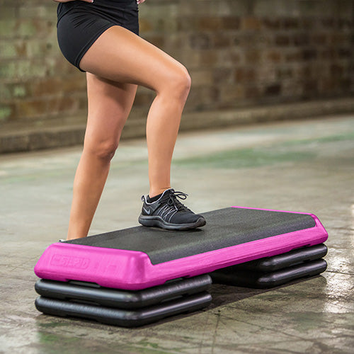 Original Health Club Step Pink/Black (4 Risers) New