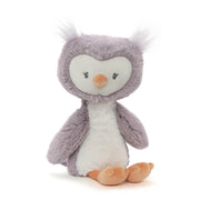 Baby GUND, Lil’ Luvs Collection Quinn Owl Plush Stuffed Animal, Purple and White, 12”