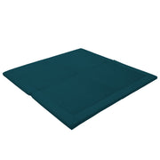 SoftScape Two-Texture Space Saver 4-Fold Toddler Activity Mat - Peacock